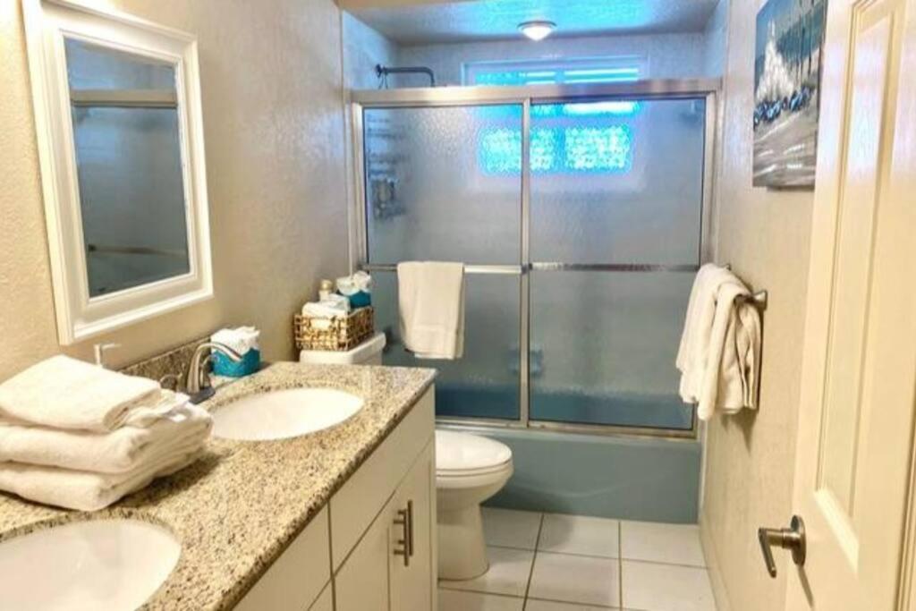 Heated Saltwater Pool Home Minutes To Beach 恩格尔伍德 外观 照片